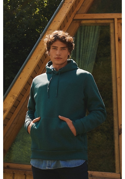 AC&Co / Altınyıldız Classics Erkek Koyu Yeşil Standart Fit Normal Kesim Kapüşonlu Kanguru Cepli Pamuklu Sweatshirt Koyu Yeşil AC&Co / Altınyıldız Classics Erkek Koyu Yeşil Standart Fit Normal Kesim Kapüşonlu Kanguru Cepli Pamuklu Sweatshirt Koyu Yeşil