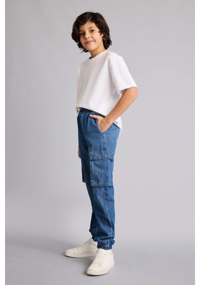 Defacto Jogger Fıt Jean Pantolon Erkek Çocuk F9711a826spnm28 Mavi-nm28