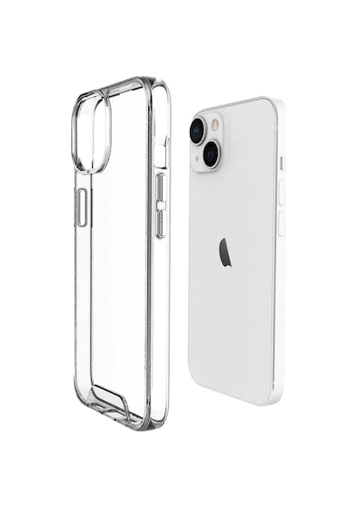 Apple Uyumlu iPhone 14 Plus Kılıf Space Seri Lux Silikon Şeffaf Kapak