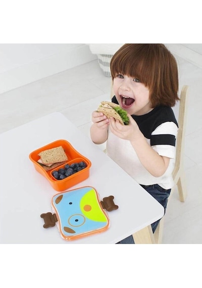 Skip Hop Zoo Beslenme Kabı Dog Turuncu