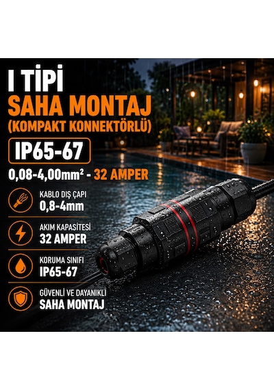 I Tipi Saha Montaj Kompakt Konnektörlü - Ip65-67