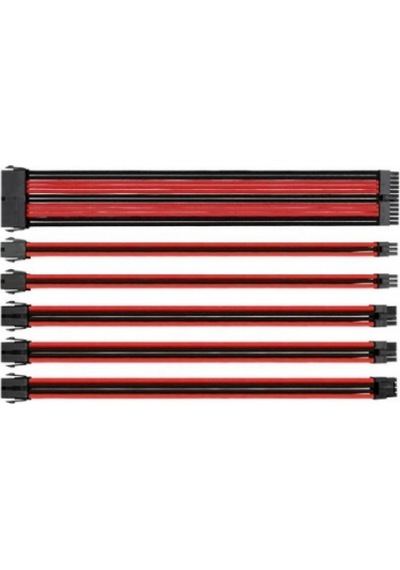 THERMALTAKE TtMod Kırmızı/Siyah Power Supply  Sleeved Kablo Seti