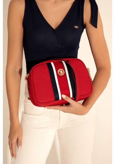 U.S. Polo Assn. Kadın Kırmızı Çapraz Çanta 50293682-VR030