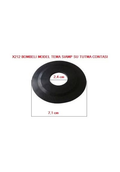 Siamp 22 Basma İç Takım Su Tutma Contası X212 Siyah