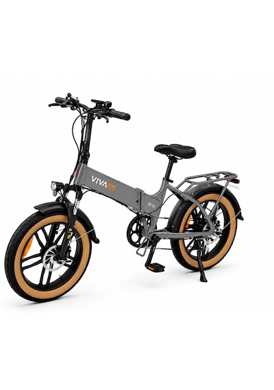 Asvıva Asvıva Bz10 20 Jant Fat Bike Elektrikli Bisiklet Gri