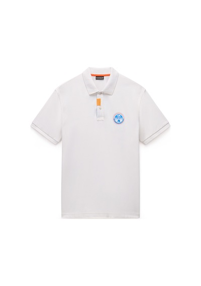 Napapijri Napapıjrı Beyaz E-clanıs Ss Erkek T-shirt Np0a4ıd3n1a1
