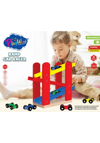 Play Wood Ahşap Yarış Arabalı Oyun