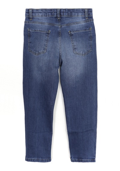 Dobakids Erkek Çocuk Destroyed Jean Yırtık Kot Denim Pantolon Laci 2034 Lacivert