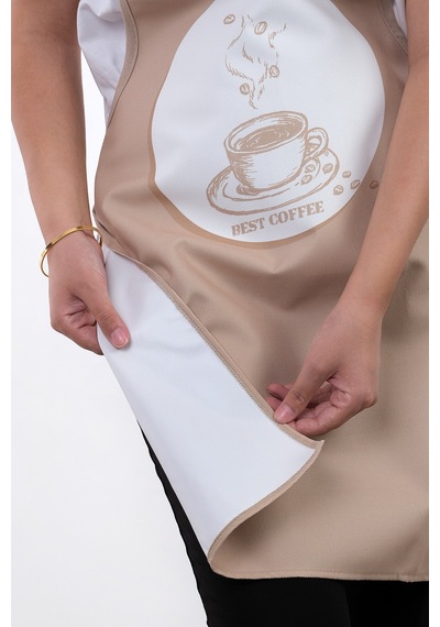 Beautiful Set Sıvı Geçirmez Su Geçirmez Mutfak Önlüğü 1 Eldiven 1 Tutacak Best Coffee