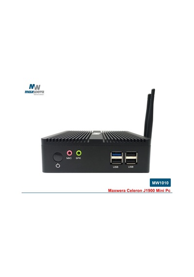 Maxwera MW1010 J1900 4 GB 128 GB SSD Free Dos Mini PC