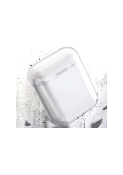 Apple Uyumlu AirPods 1. / 2. Nesil Kılıf Sert Pc Şeffaf Kılıf 14