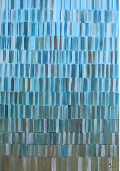 Modern Büyük Boy El Yapımı Yağlı Boya Tablo 105x146cm