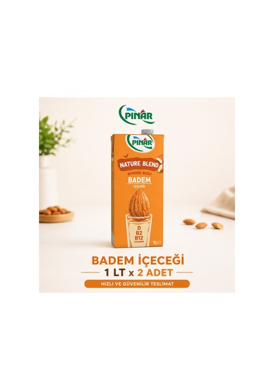 Badem Sütü 1lt X 2 Adet