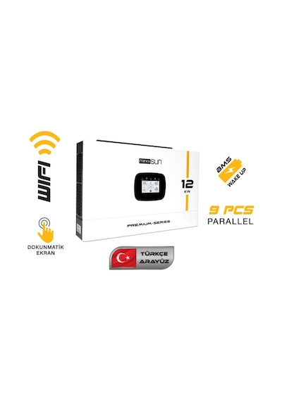 Mexxsun Premium 12 Kw 48v Mppt Akıllı İnverter Paralel /wi-fi/ Dual Output