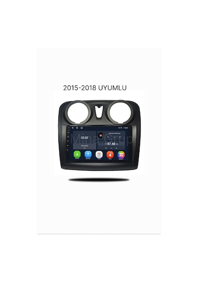 Snp Serisi Dacia Sandero / Stepway 2015-2018 Uyumlu 9 İnç Android Multimedya 6-128 Gb Hafıza Kablosuz Carplay + Geri Görüş Kamerası  9"