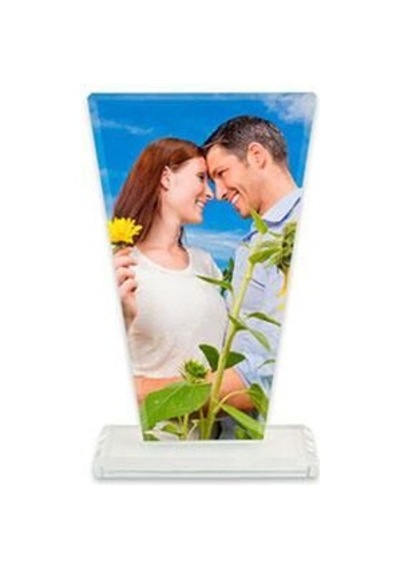Sublimasyon Beyaz Kristal Plaket 1016