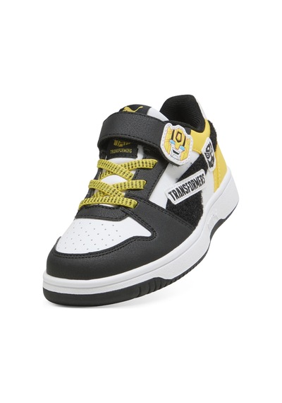 407760-01 Puma Rebound Slam Transformers Ac Ps Çocuk Spor Ayakkabı Siyah 407760-01 Siyah - Sarı