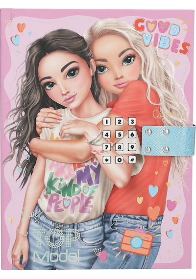 Top Model Sesli Ve Kilitli Günlük 13231 Çok Renkli