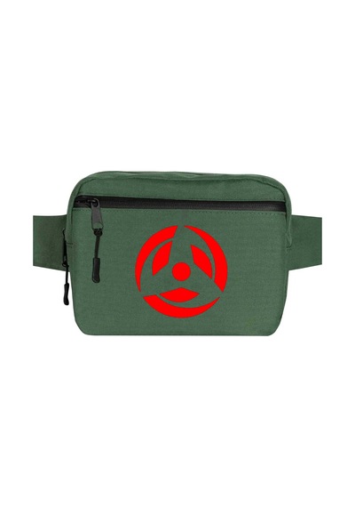 Naruto Cep Logo Yeşil Bel Çantası