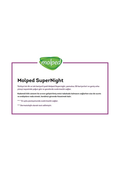 Supernight Gece Hijyenik Ped 16'lı X 6 Paket