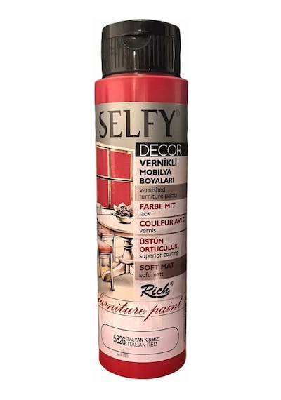 Rich Selfy Decor Vernikli Mobilya Boyası 500Cc N:5826 İtalyan Kır
