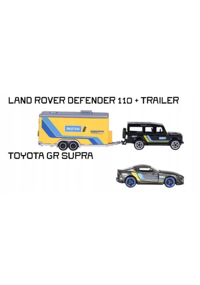 Majorette Land Rover Defender 110 Toyota Gr Supra 1:64