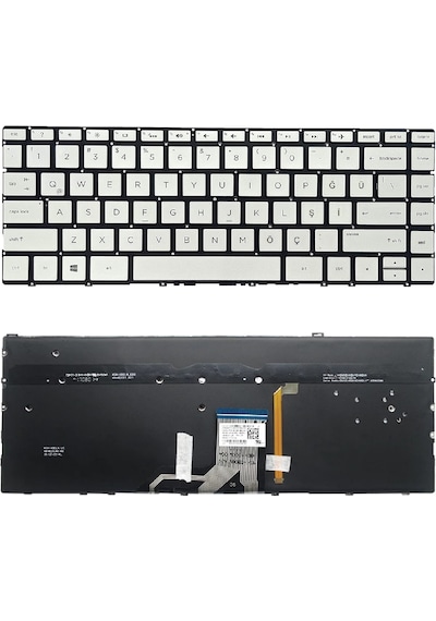 HP Uyumlu 9Z.NECBQ.J0T, 9Z.NECBW.A01, 9Z.NECBW.A0T Klavye Tuş Takımı Tuş Seti Led Işıklı Gri Türkçe HP Uyumlu 9Z.NECBQ.J0T, 9Z.NECBW.A01, 9Z.NECBW.A0T Klavye Tuş Takımı Tuş Seti Led Işıklı Gri Türkçe
