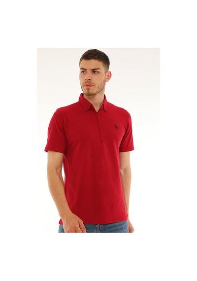 T8583 Dewberry Erkek T-shırt-bordo Bordo