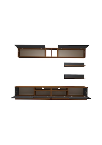 Decoraktiv Trendstyle 5220 Mdf Tv Ünitesi Tv Sehpası Ceviz - Antrasit