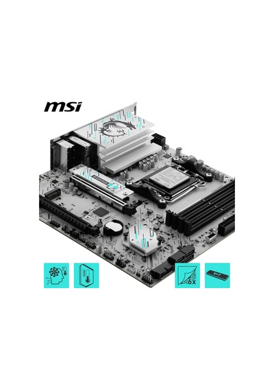 Pro B840m Gamıng Plus Wıfı6e Ddr5 Hdmı Pcıe 16x V4.0 Am5 Matx