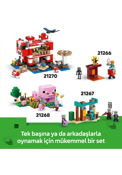 LEGO® Minecraft® Armadillo Maden Keşfi 21269 - 8 Yaş ve Üzeri Macera Oyunları Seven Çocuklar için Yaratıcı Oyuncak Yapım Seti (247 Parça)