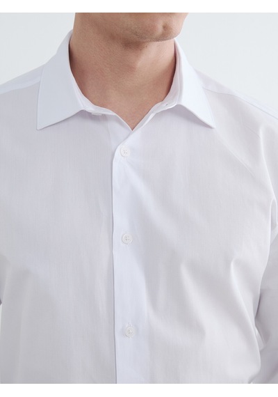 Lcw Vision Beyaz Slim Fit Erkek Basic Gömlek