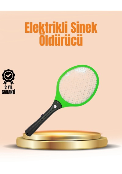 Buğz Elektrikli Sinek Raketi Yüksek Voltajlı, Güvenli Ve Taşınabilir