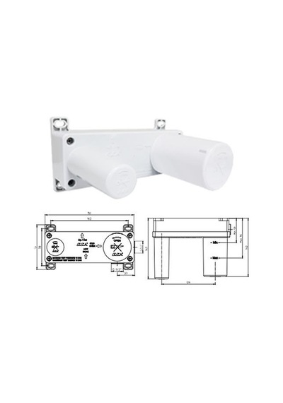 Eca Niobe Ankastre Gömme Lavabo Bataryası Set 102167613-K+102166601