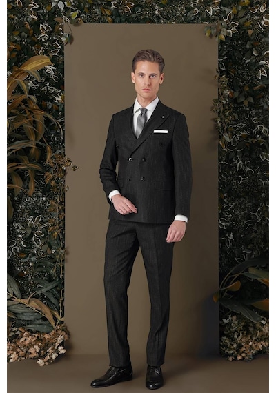 Efor Tk 884 Slim Fit Lacivert Klasik Takım Elbise Lacivert