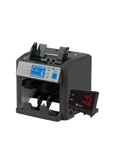 Mühlen Vision M 9930 İki Katlı Profesyonel Karışık Para Sayma Makinesi Çoklu Ülke Multi Para İçin
