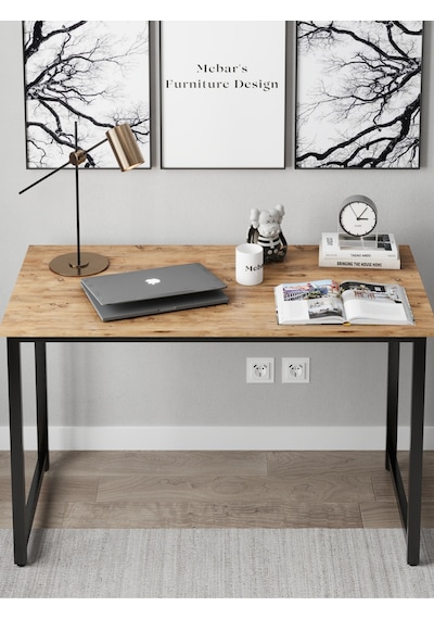 Narin Çalışma Masası Ofis Masası Bilgisayar Masası 120x60cm- Atlantik Çam Çam Narin Çalışma Masası Ofis Masası Bilgisayar Masası 120x60cm- Atlantik Çam Çam