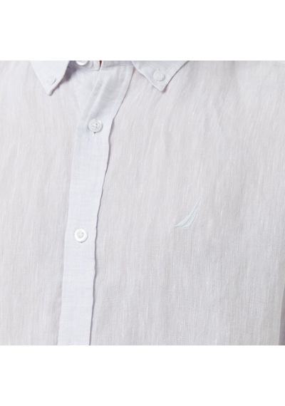Nautica Erkek Gri Regular Fit Keten Gömlekdüzw65103t