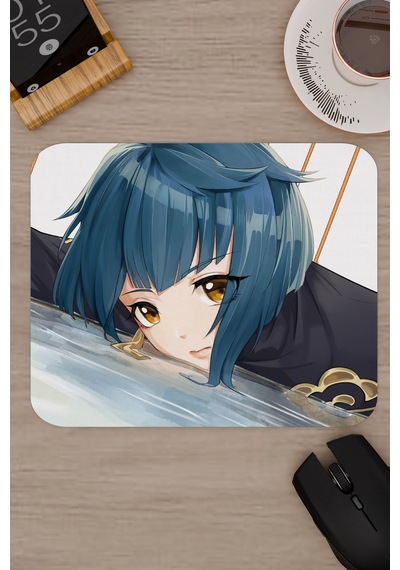 Xingqiu Genshin Impact Anime Oyuncu V1 - 22x18 Gaming Mouse Pad Fare Altlığı