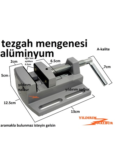 Tezgah Mengenesi Hobi Tipi Mini Mengene İşkence Kuyumcu Saatçi Mengene