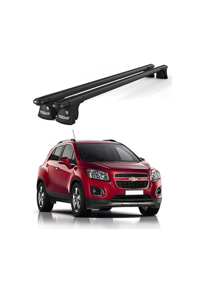 Trio-ı Chevrolet Trax 2013 Ve Sonrası Uyumlu Siyah Kilitli Ara Atkı 120cm Port Bagaj Tavan Barı