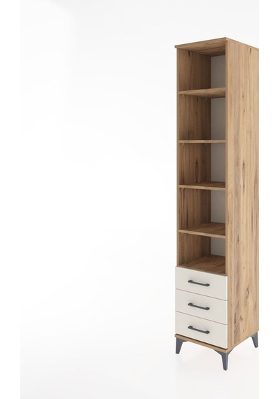 Hyperion Dolap 5 Raflı 3 Çekmeceli 44x44x221 Çam-aytaşı Atlas Çam