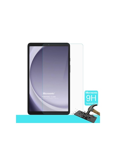 Samsung Galaxy Tab A9 Tempered Glass Cam Ekran Koruyucu Galaxy Tab A9 İle Uyumlu Ekran Koruyucu - Şeffaf