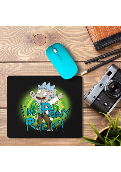 Pony Rick Baskılı Mousepad Mouse Pad