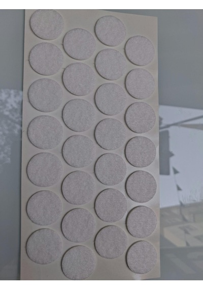 Keçe 90742 Hrd 4 Paket 28 Mm Beyaz Masa Sandalye Koltuk Baza Ayak Çizdirmez Yapışkanlı