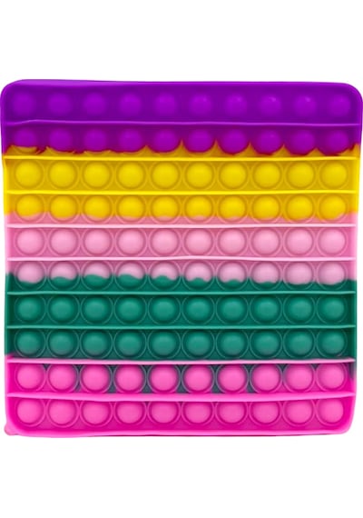 Popit Kare Pop İt Stres Oyuncağı 20x20 Cm 1 Adet