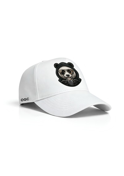 Ogc Panda Unisex Şapka Beyaz