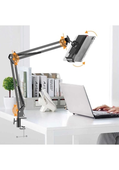 Masa Tablet Tutucu & Telefon Tutucu Metal Ayarlı Stand 6” 11”