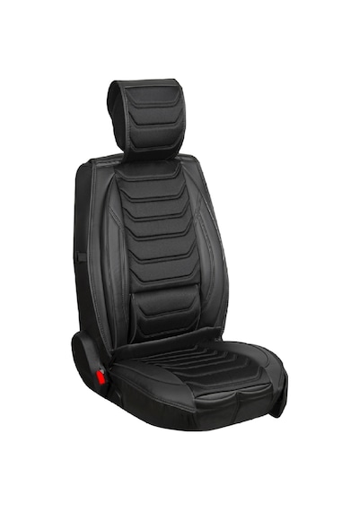 Renault Kangoo Express 2+1 Parçalı Lüx Deri Oto Koltuk Kılıfı Ön Arka Takım Eagle Tam Siyah