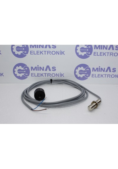 Pilotelli Manyetik Sensör 1no Mıknatıs Dahil 8mm 2mt